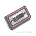 Conector impermeable D-SUB de cabeza hembra HDB-15S